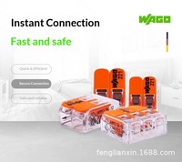 Connecteur de bornier série 221 pour zones dangereuses, installations électriques de bâtiments, modèles de conducteurs 12-24 AWG