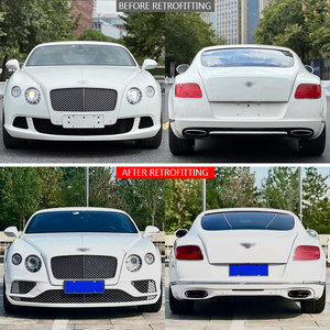 Kit de carrocería de parachoques delantero y trasero con cortes de luz antiniebla para Bentley <span class=keywords><strong>Continental</strong></span> GT 2012-2015 Upgrade 2019 Supersport - Product Image 2