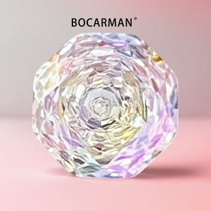 Zircons de laboratoire de haute qualité de 6,0 mm à 8,0 mm, taille rose, avec jeu de <span class=keywords><strong>couleurs</strong></span>/effet de feu pour la pose de bijoux, stock en gros - Product Image 3