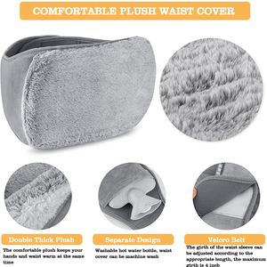 Bouteille d'eau chaude portative de flanelle avec la couverture de taille en peluche pour le soulagement de la douleur et la chaleur de main - Product Image 5