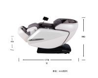 Fauteuil de massage électrique professionnel 4D pour le cou, Shiatsu, points fixes, zéro gravité, pliable