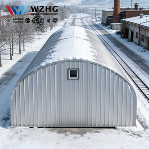 Oymyakon Extreme Climate <b>Arch</b> Greenhouse Double Layer Glass Steel <b>Frame</b> For Vegetable Cultivation - Product Image 1