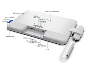 Лучший 21,5 "Водонепроницаемый <span class=keywords><strong>Android</strong></span> 13 медицинский планшет с памятью 4 Гб Антимикробная камера для больничного здравоохранения - Product Image 3