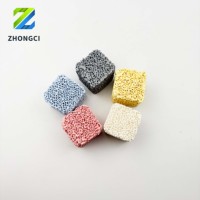 Médias filtrants écologiques en céramique poreuse pour aquariums – Vente directe usine de filtres en mousse céramique cinq couleurs – Médias filtrants en céramique