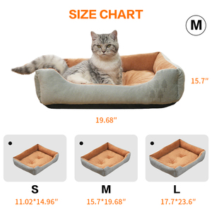 Cama para perro mascota para todas las estaciones, cama de gato cálida de felpa con pata, cómoda para perros pequeños y grandes, diseño de cama para perros, productos para perros - Product Image 4