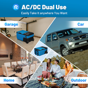 Réfrigérateur portable <span class=keywords><strong>Alpicool</strong></span> KT Easy Carry, glacière de camping, charge solaire, mini congélateur, capacité 12V, double usage, réfrigérateur de voiture - Product Image 2