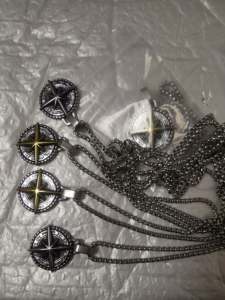 COLLAR colgante de acero inoxidable europeo con Spei, cadena de suéter, collar de acero de titanio, venta al por mayor - Product Image 5