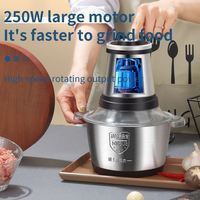 Robot mixeur domestique 2l, hachoir sakura, couteau de cuisine ménager, hachoir électrique, hachoir à viande/