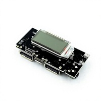 Module de batterie externe DIY pour suralimentation de puissance mobile, avec affichage numérique et double sortie USB, compatible batterie lithium 18650