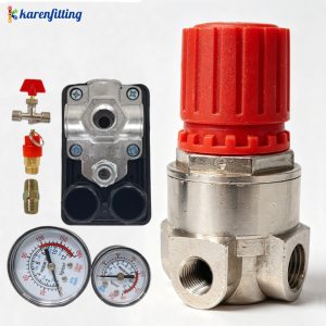 Directo de Fábrica: Interruptor de Presión Cuadrado de Cuatro Orificios para Compresor de Aire, Regulador y Conjunto de Salida de Cuatro Orificios - Product Image 1