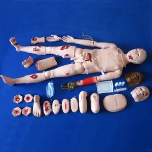 Усовершенствованный гибкий манекен для полного тела для пациентов, манекен для лечения травм и травм, манекен для лечения травм