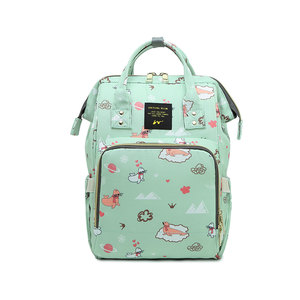 Large Waterproof <strong>Backpack</strong> Diaper Bag for Mommy and Baby Unique Print Pattern Travel <strong>Organiser</strong> Made of Polyester - Product Image 1