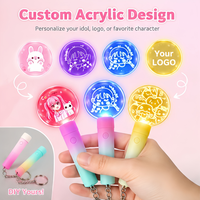 Mini ventilateur lumineux à 15 couleurs, motif personnalisé, porte-clés pour tournées musicales, souvenirs et articles promotionnels d'événements – Vente directe usine