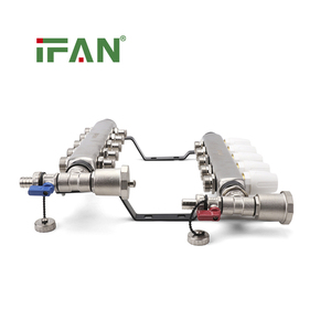 Materiales de Plomería IFAN, Sistema de Calefacción por Suelo Radiante, Tubería <span class=keywords><strong>Multicapa</strong></span> Pexalpex, <span class=keywords><strong>Colector</strong></span> de Latón con Control Manual por Compartimentos - Product Image 2