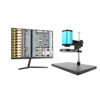 Microscope numérique HD 2K 4K EOC à longue distance de travail, autofocus électronique industriel, champ de vision 500 x 500, caméra vidéo H-D-M-I