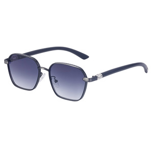 Gafas de Sol Cuadradas para Hombre Polo Haus, Lentes de PC con Protección UV400, Montura Retro de Imitación Madera, Estilo para Conducir al Aire Libre - Product Image 4