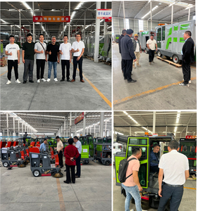 電動 ロードスイーパー 60V200Ah リチウムバッテリー搭載 高耐久型 道路・公園 屋外フロア清掃機 240Lゴミ箱付き - Product Image 5