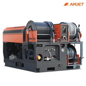 Nettoyeur de canalisations AMJET SS15128 150 bars, 128 LPM, haute pression, 62 CV, équipement de nettoyage par hydrojet pour usage municipal - Product Image 1