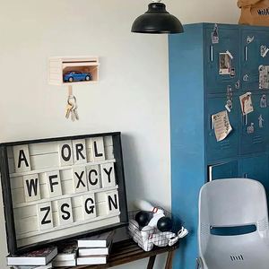 <b>Car</b> Garage Key Holder with Opening Door 5 Colors ABS Square Shape Portable High Quality Keychain <b>Ornament</b> Decoration - Product Image 4