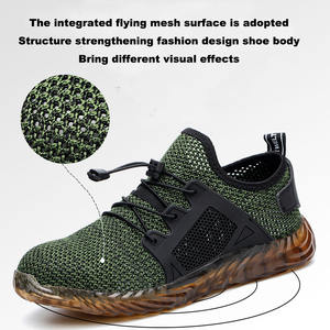 THREEDIV Vente à chaud Anti Stab Semelle intermédiaire Résistant à la déchirure Chaussures de sécurité respirantes pour hommes et femmes - Product Image 2