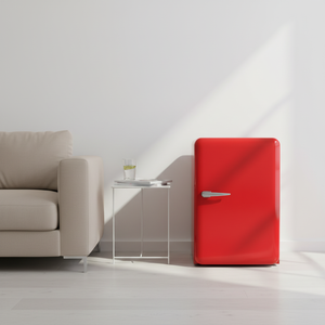 Refrigerador <span class=keywords><strong>Vintage</strong></span> de Fábrica con Diseño Personalizado, Mini Refrigerador Eléctrico/a Gas, Portátil, de Plástico, para Hogar, Auto, Hotel - Product Image 1