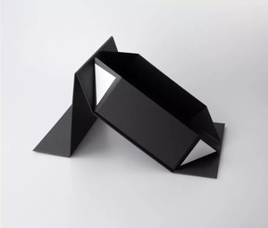 사용자 정의 럭셔리 블랙 골판지 단단한 마그네틱 접이식 선물 상자 낮은 최소 주문 수량으로 대형 재활용 가능 - Product Image 3