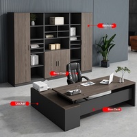 WJG-224X Armoire de classement en bois pour bureau, grand espace, design moderne et simple, organisateur mural pour documents