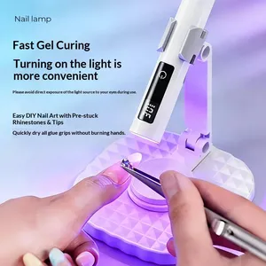Mini lampe à ongles portable, sèche-ongles portable, outils de salon de manucure, lampe à ongles en gel, lampe à ongles LED numérique, lampe de séchage pour ongles - Product Image 4