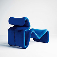 Canapé simple moderne chaise longue incurvée irrégulière pour salon balcon meubles de maison-chaise paresseuse en ruban pour s'asseoir allongé