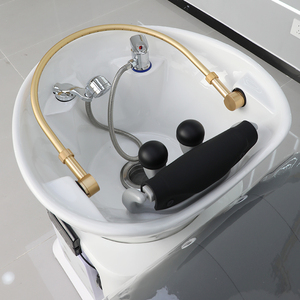 Hochwertiger elektrischer rotierender Shampoo-Stuhl mit <span class=keywords><strong>Massage</strong></span> funktion Shampoo-Schüssel im modernen Stil für Friseursalon und Hotel - Product Image 6