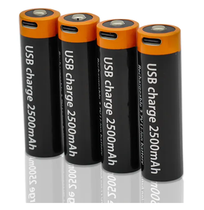 3.7 סוללת ליתיום-יון 2500mah <span class=keywords><strong>18650</strong></span> usb מסוג usb-c סוללת ליתיום נטענת c - Product Image 1