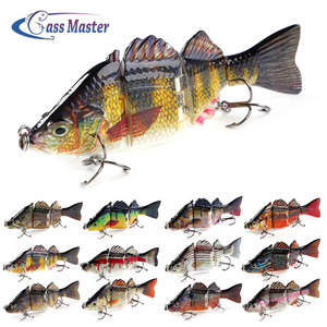 Bassmaster salmonete <span class=keywords><strong>vivo</strong></span> atraer señuelo de plástico articulado de señuelo de pesca artificial pesca de lubina <span class=keywords><strong>cebo</strong></span> - Product Image 2