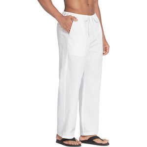 <span class=keywords><strong>Pantalones</strong></span> <span class=keywords><strong>de</strong></span> <span class=keywords><strong>Hombre</strong></span> Shinesia, Talla Grande, Lino, Cintura Elástica, Sueltos, Finos, Transpirables, Suaves, Casuales <span class=keywords><strong>de</strong></span> Playa, Personalizados OEM - Product Image 2