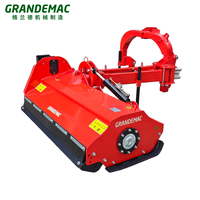 Tondeuse à fléaux hydraulique à déplacement latéral pour travaux agricoles, série AGF, largeur de travail de 1,4 à 2,2 m, machine à couper l'herbe avec certification CE