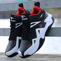 Nouvelles Chaussures de Basketball Montantes en Cuir Tendance pour Hommes – Baskets de Sport Athlétiques à la Mode – Vente en Gros pour Magasins de Chaussures