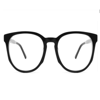Performance à coût élevé Anti lumière bleue à la mode épais unisexe carré optique solide Prescription acétate feuille monture de lunettes