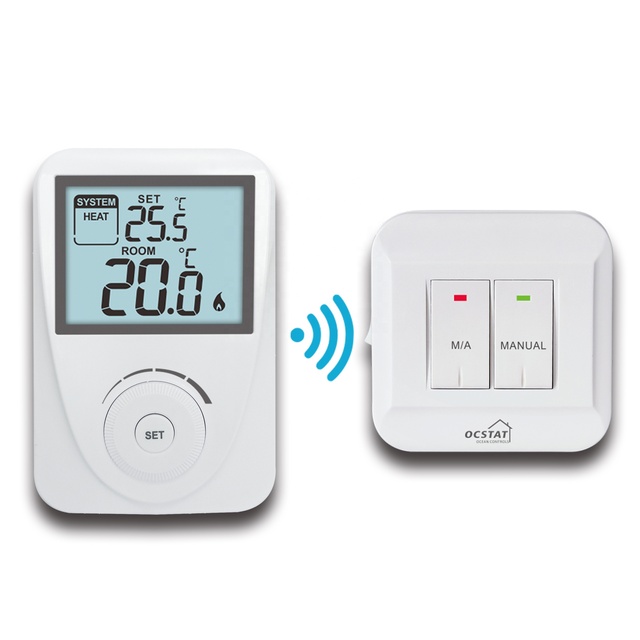 Wireless Communicating Smart Boiler Floor Heating Thermostat