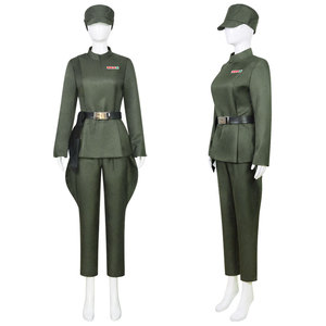 Cutting-Edge Animation Star Wars Female Officer Costume Green Polyester Cosplay Outfit Movie <b>TV</b> Costume - Product Image 1