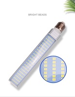 Lampe de travail LED magnétique 20W 30W 220V IP65 6000K à col de cygne flexible pour machine de fraisage CNC, perceuse, lampe de réparation industrielle