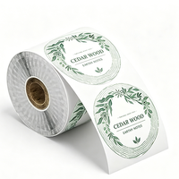 Rouleau d'autocollants Jinyu décoré avec des autocollants mignons en forme de sceau, autocollants pour enveloppes cadeaux, étiquettes personnalisées pour emballages cadeaux