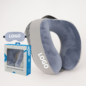 Travel <strong>Pillow</strong> Soft Memory Foam U Shaped <strong>Neck</strong> <strong>Pillow</strong>, Breathable Comfortable <strong>Pillows</strong> For Head And Support, Airplane Car Home Use - Product Image 1