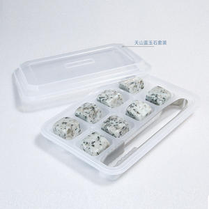 Juego de 8 pinzas de acero inoxidable y piedras enfriadoras <span class=keywords><strong>Wisky</strong></span> Material PP Caja de regalo de hielo para hombres - Product Image 5