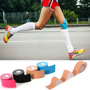 1 rol pita kinesiologi elastis pita otot olahraga perban perawatan kinesiologi pertolongan pertama pita cedera otot olahraga - Product Image 5
