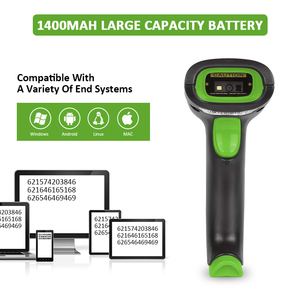 Luckydoor giá rẻ không dây Bluetooth 2D mã vạch <span class=keywords><strong>QR</strong></span> <span class=keywords><strong>code</strong></span> Reader scan xách tay Mã Vạch Scan Gun cho kho siêu thị - Product Image 6