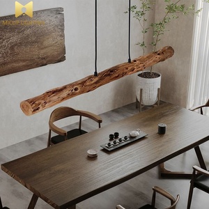 <span class=keywords><strong>Lampadario</strong></span> Giapponese Wabi-Sabi in <span class=keywords><strong>Legno</strong></span> a Striscia Lunga per Sala da Pranzo, Stile Industriale Post-Moderno, <span class=keywords><strong>Lampadario</strong></span> LED <span class=keywords><strong>Naturale</strong></span> per Sala da Tè e Caffetteria - Product Image 5