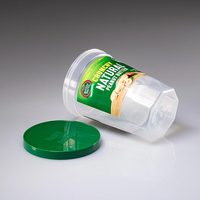 Plastic Jam Container pp Round Shape Bucket Round Plastic Iml Plastic Nuts Container 400g