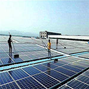 Supporto di fabbrica palo telescopico pennello Strumenti di Solare Fotovoltaico Pannello Macchina di Pulizia - Product Image 6