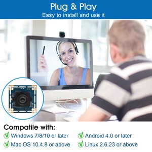 Módulo de cámara Lightburn ELP de 8MP, lente de alta resolución sin distorsión, placa de cámara web 4K IMX179, cámara de ordenador USB para escaneo - Product Image 4