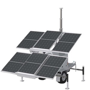 Tour d'éclairage portable solaire pour travaux de nuit - Product Image 6
