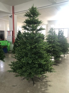 Precio de fábrica personalizado a prueba de fuego estructura con bisagras abeto completo PE árbol de Navidad para residencial - Product Image 4